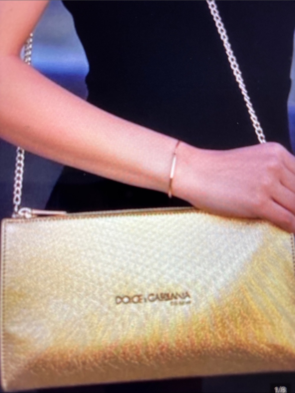 Dolce & Gabbana the one Metallic Gold Shoulder bag/Clutch